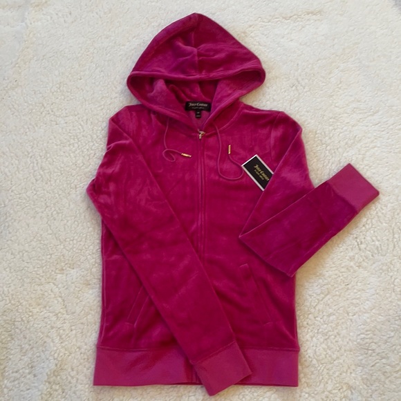 Juicy Couture Tops - Juicy couture Hoodie pink medium